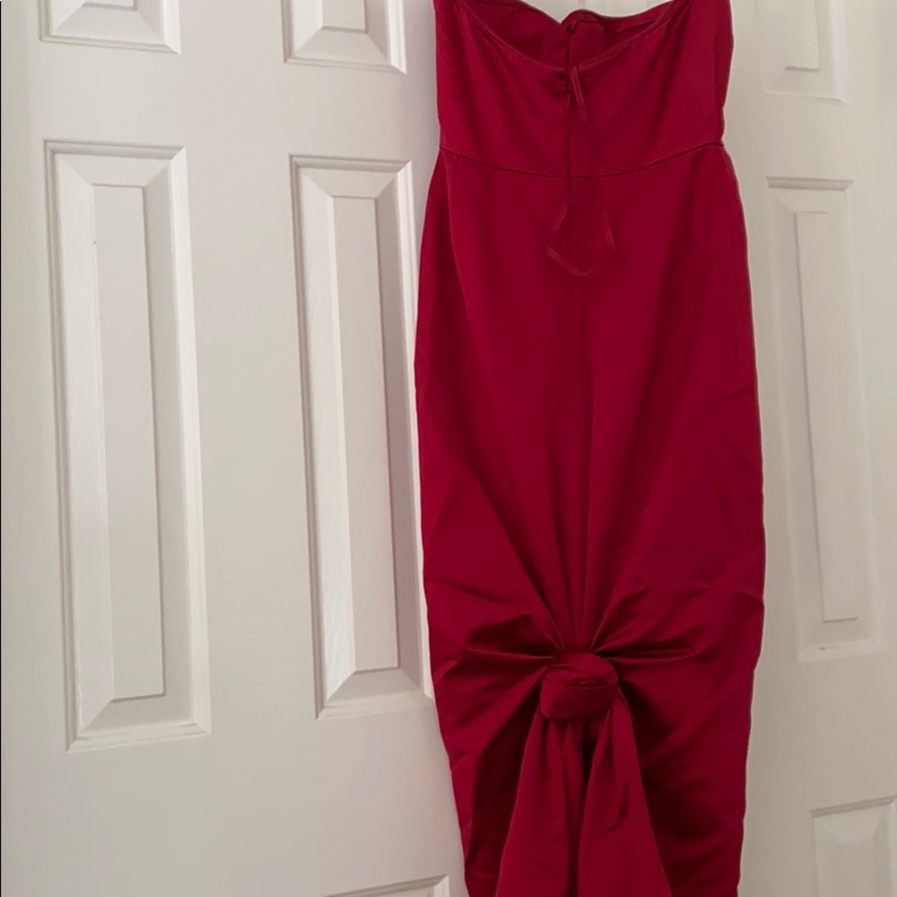 NEW Red Vintage Sleeveless Oscar de la Renta Dress